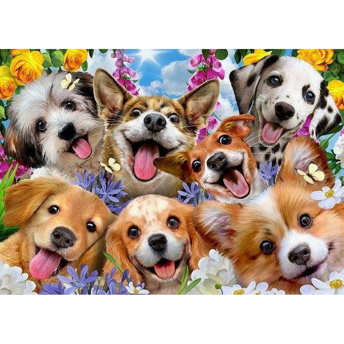 Puzzle Educa Doggy selfie 1000 Piezas  Comprati.