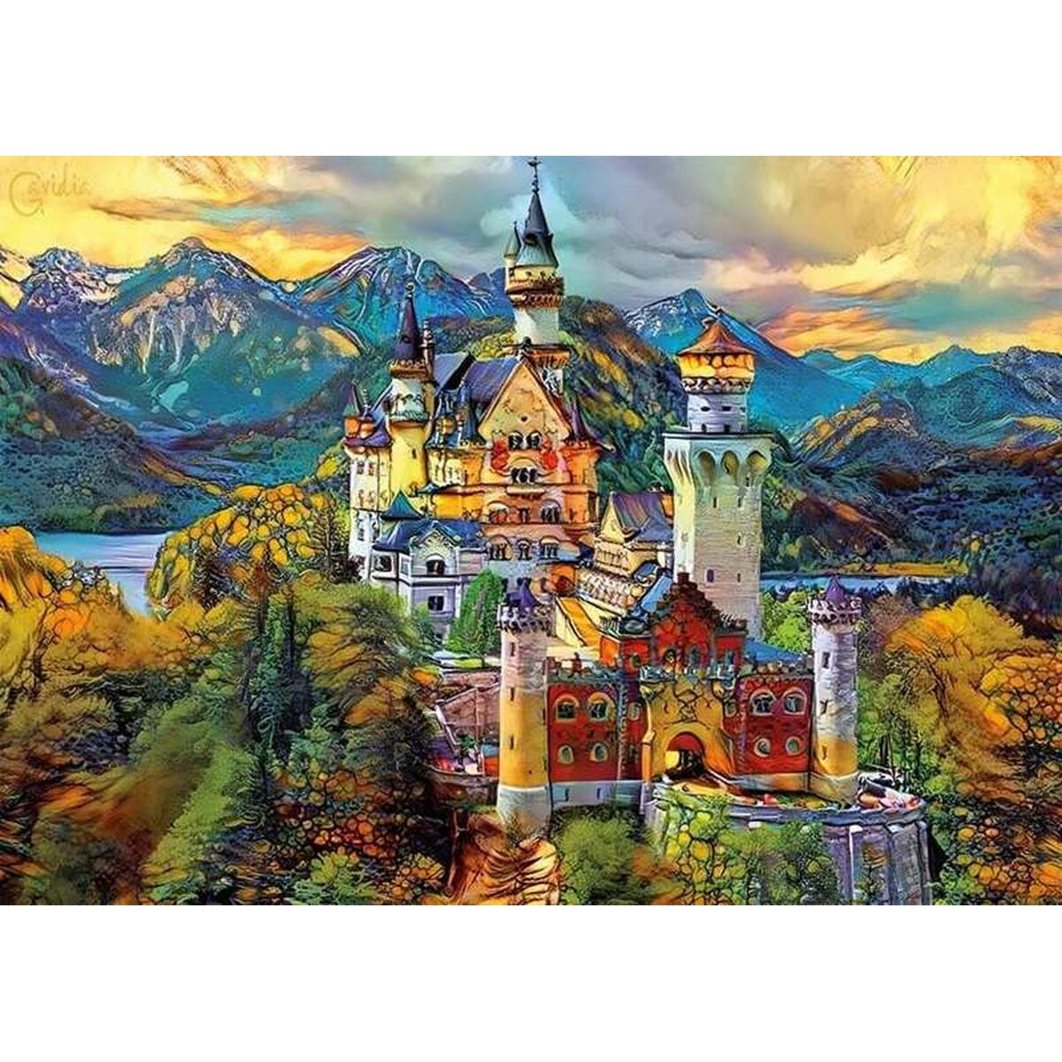 Puzzle Educa Neuschwanstein Castle 1000 Piezas  Comprati.