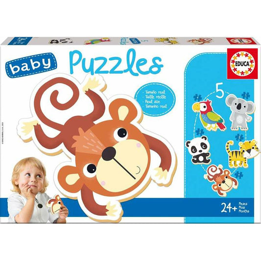 Set de 5 Puzzles Educa Infantil Animales  Comprati.