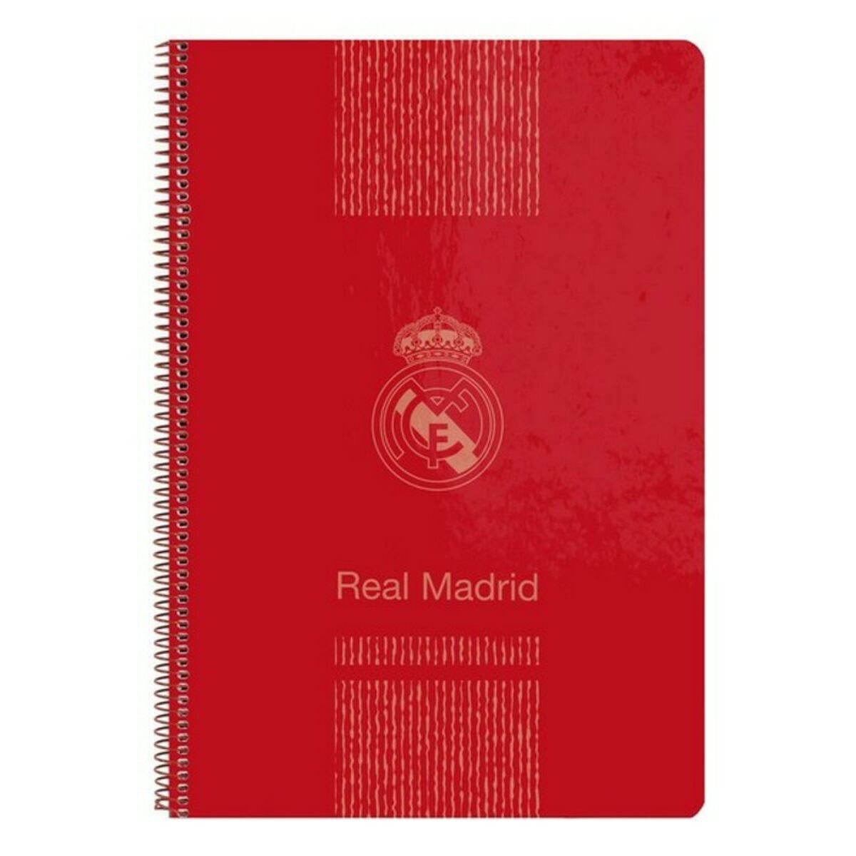 Libreta de Anillas Real Madrid C.F. 511957066 Rojo A4  Comprati.