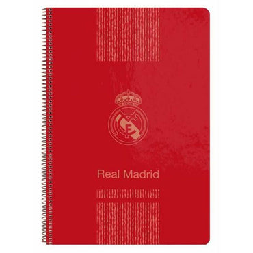 Libreta de Anillas Real Madrid C.F. 511957066 Rojo A4  Comprati.