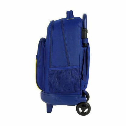 Mochila Escolar con Ruedas Compact F.C. Barcelona 612025918 Azul (33 x 45 x 22 cm)  Comprati.