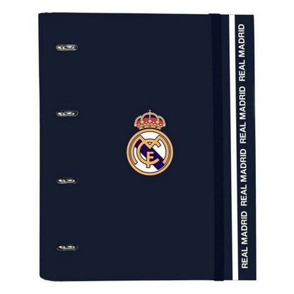 Carpeta de anillas Real Madrid C.F. 512034666 Azul marino (27 x 32 x 3.5 cm)  Comprati.