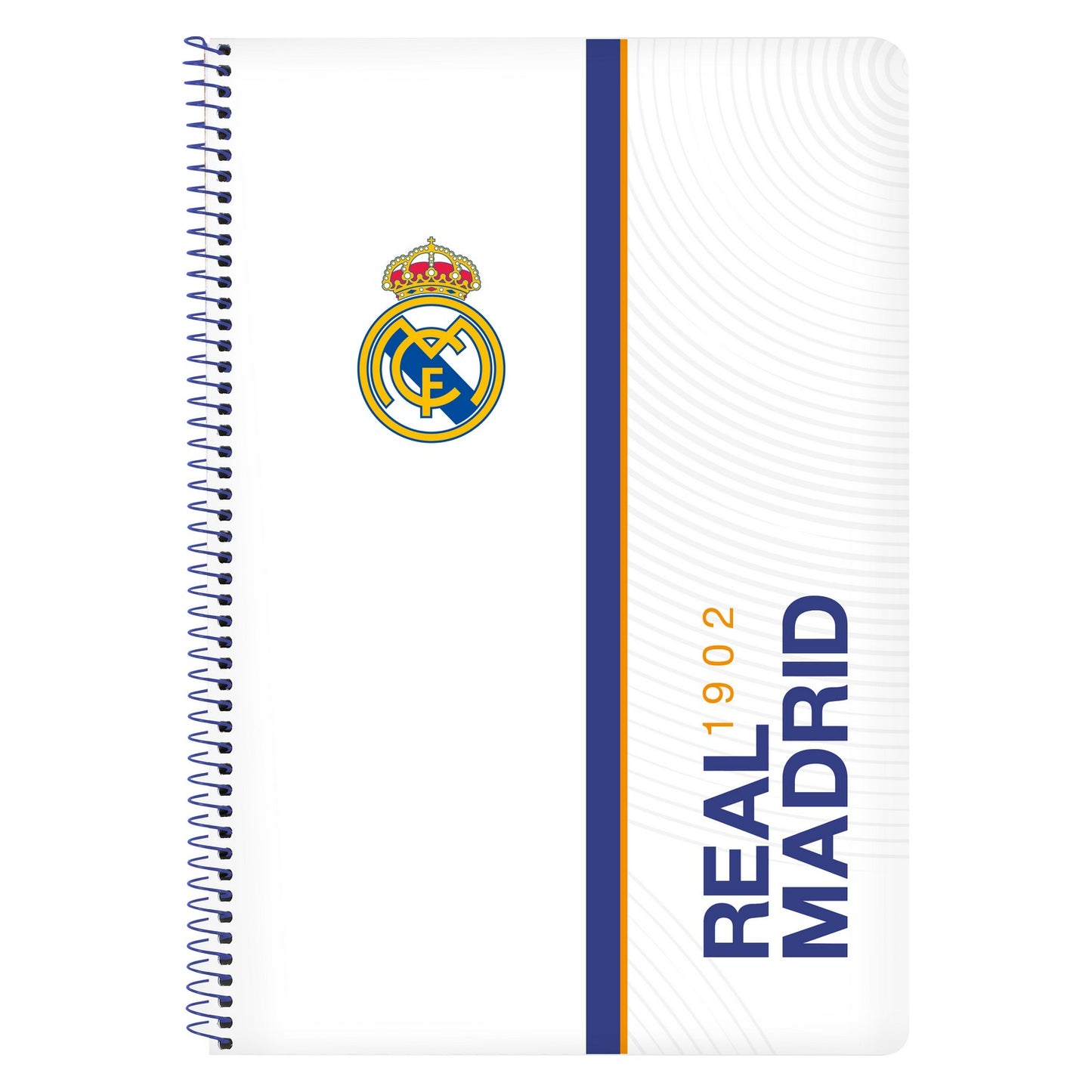 Libreta de Anillas Real Madrid C.F. 512154066 Azul Blanco A4  Comprati.