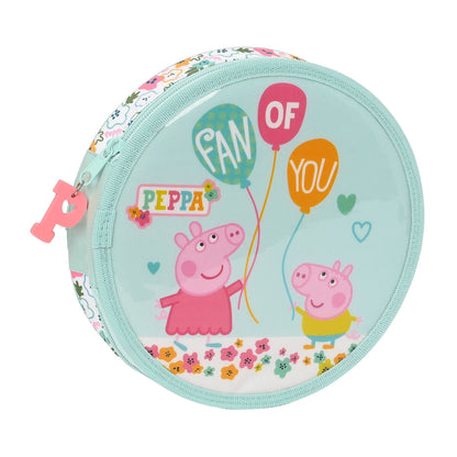 Plumier Peppa Pig Cosy corner Redondo Azul claro (18 Piezas)  Comprati.