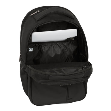 Mochila para Portátil y Tablet con Salida USB Safta Business Negro (31 x 45 x 23 cm)  Comprati.