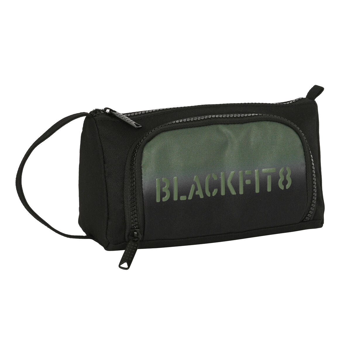 Estuche Escolar con Accesorios BlackFit8 Gradient Negro Verde militar (32 Piezas)  Comprati.