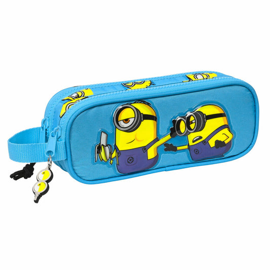 Portatodo Doble Minions Minionstatic Azul (21 x 8 x 6 cm)  Comprati.