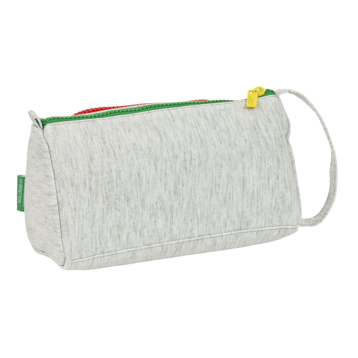 Estuche Escolar con Accesorios Benetton Pop Gris 20 x 11 x 8.5 cm (32 Piezas)  Comprati.