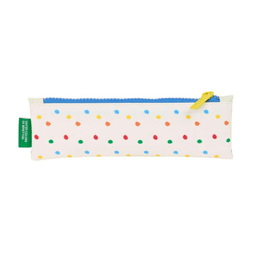 Estuche Escolar Benetton Topitos Blanco (20 x 6 x 1 cm)  Comprati.