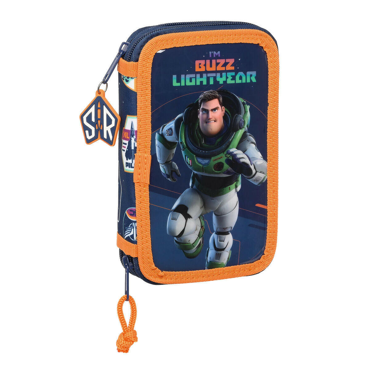 Plumier Doble Buzz Lightyear Azul marino (28 piezas)  Comprati.