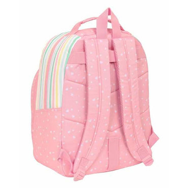 Mochila Escolar BlackFit8 Globitos Rosa 32 x 42 x 15 cm  Comprati.