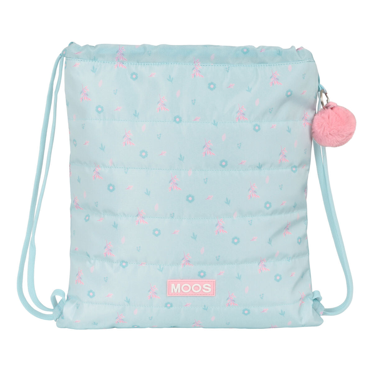 Bolsa Mochila con Cuerdas Moos Garden Turquesa  Comprati.