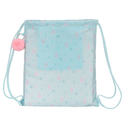 Bolsa Mochila con Cuerdas Moos Garden Turquesa  Comprati.