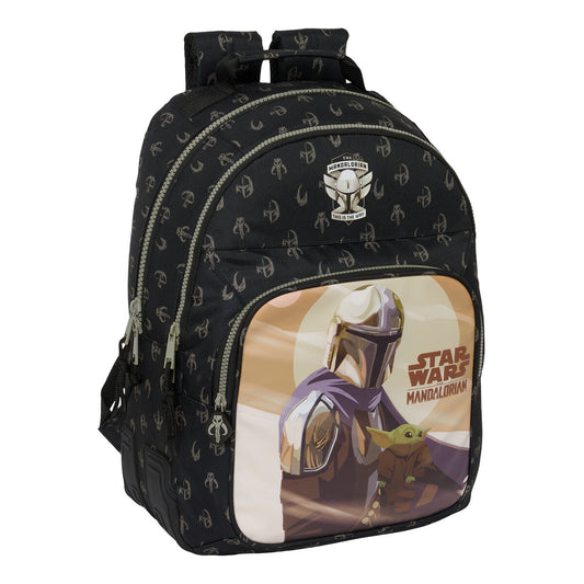 Mochila Escolar The Mandalorian This is the way Negro 32 x 42 x 15 cm  Comprati.