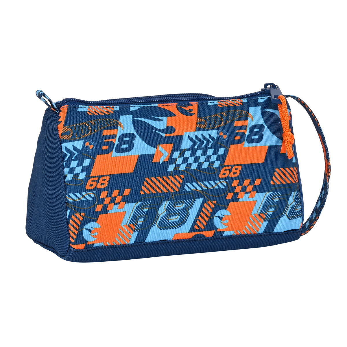 Estuche Escolar con Accesorios Hot Wheels Speed club Naranja 20 x 11 x 8.5 cm (32 Piezas)  Comprati.