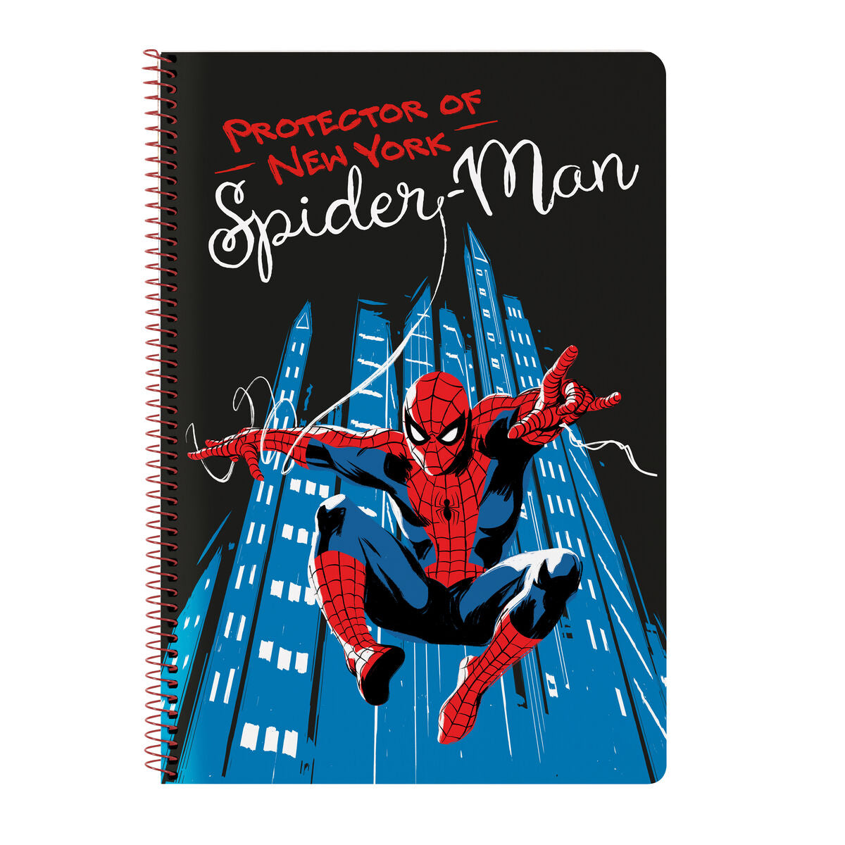 Libreta Spider-Man Hero Negro A4 80 Hojas  Comprati.