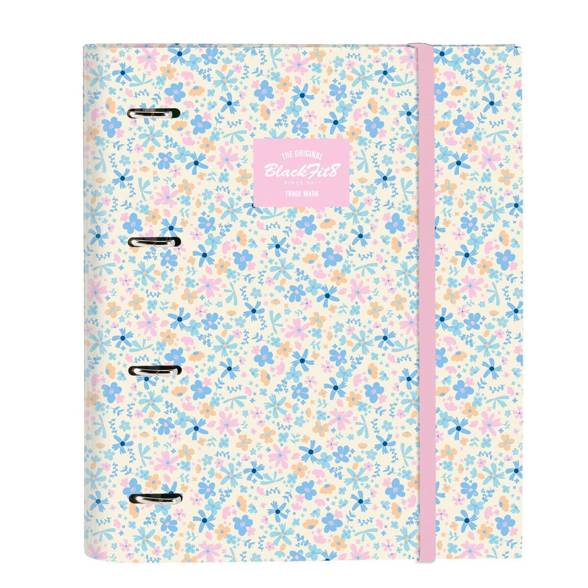 Carpeta de anillas BlackFit8 Blossom Multicolor 27 x 32 x 3.5 cm  Comprati.