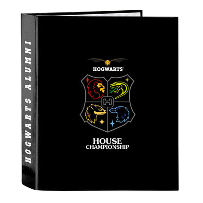 Carpeta de anillas Harry Potter House of champions Negro Gris A4 27 x 33 x 6 cm  Comprati.