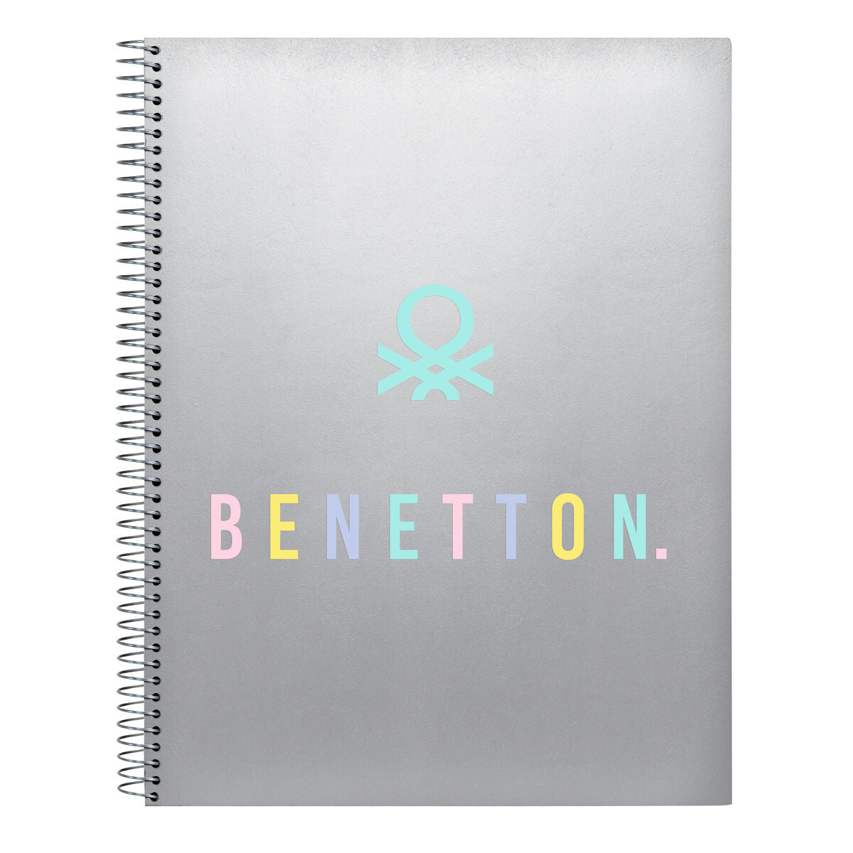 Libreta Benetton Silver Plateado A4 120 Hojas  Comprati.