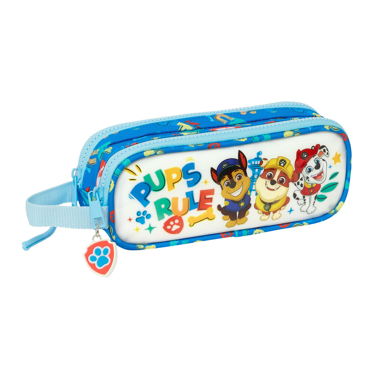 Portatodo Doble The Paw Patrol Pups rule Azul 21 x 8 x 6 cm  Comprati.