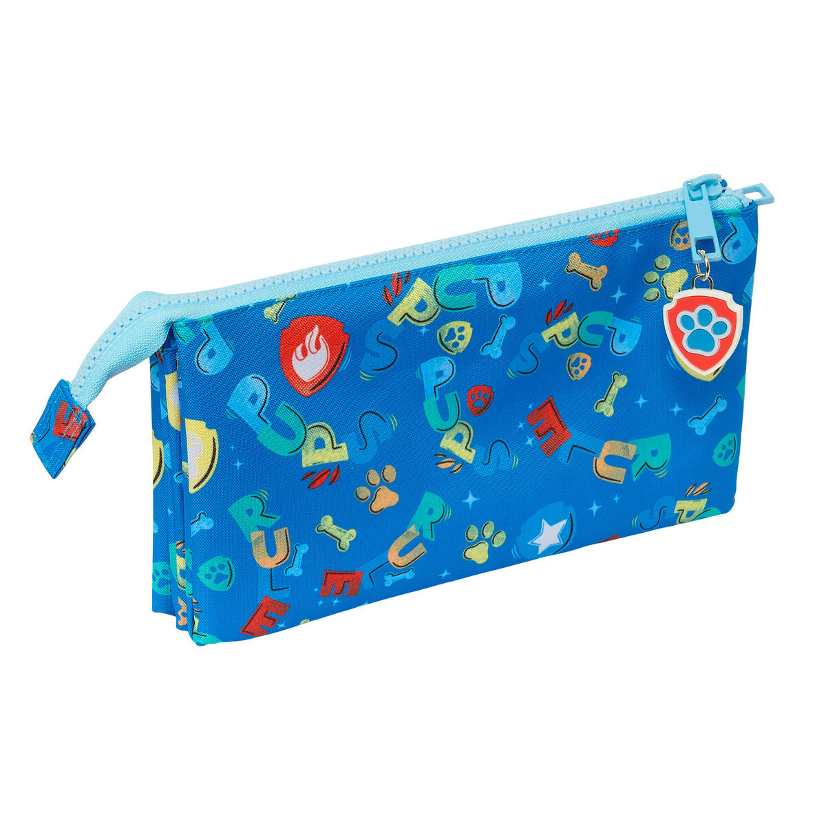 Portatodo Triple The Paw Patrol Pups rule Azul 22 x 12 x 3 cm  Comprati.