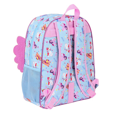 Mochila Escolar My Little Pony Wild & free Azul Rosa 33 x 42 x 14 cm  Comprati.