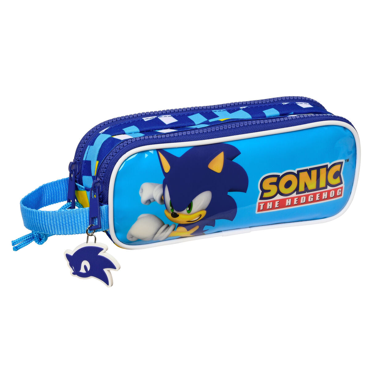 Portatodo Doble Sonic Speed Azul 21 x 8 x 6 cm  Comprati.