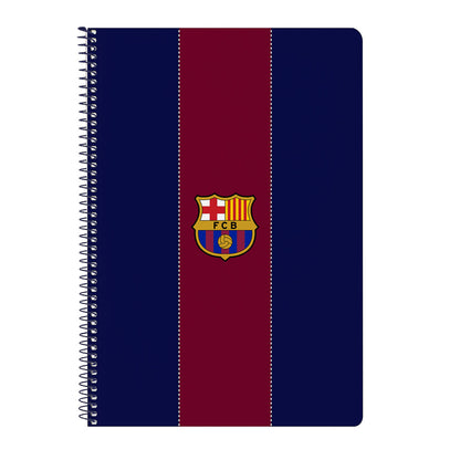 Libreta F.C. Barcelona Rojo Azul marino A4 80 Hojas  Comprati.