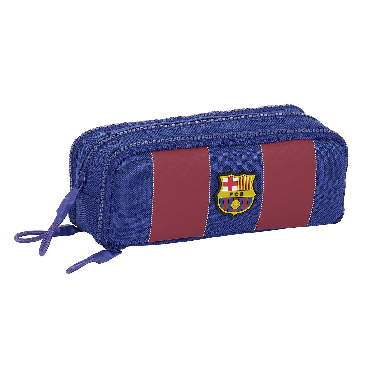 Portatodo Doble F.C. Barcelona Rojo Azul marino 21 x 8 x 8 cm  Comprati.