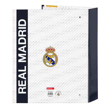 Carpeta de anillas Real Madrid C.F. Blanco A4 27 x 33 x 6 cm  Comprati.