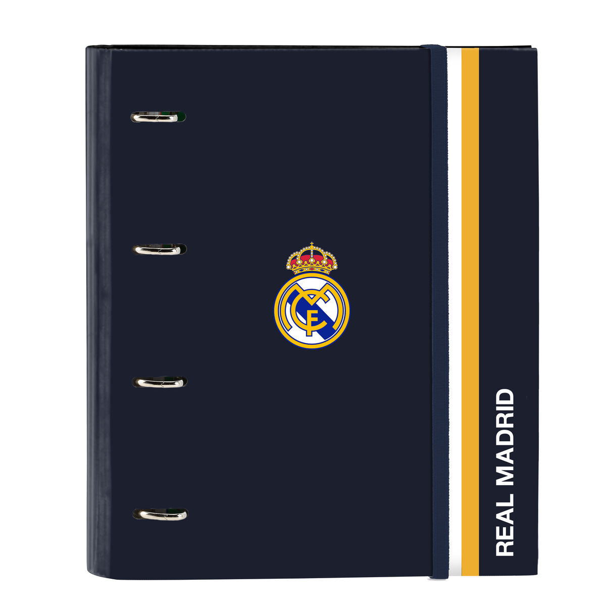 Carpeta de anillas Real Madrid C.F. Blanco 27 x 32 x 3.5 cm  Comprati.