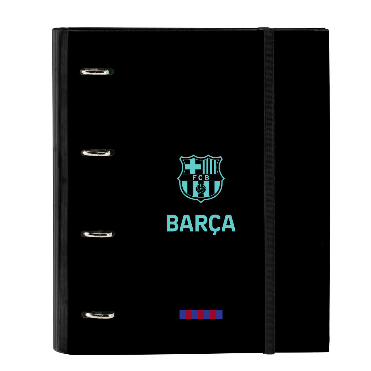 Carpeta de anillas F.C. Barcelona Negro 27 x 32 x 3.5 cm  Comprati.