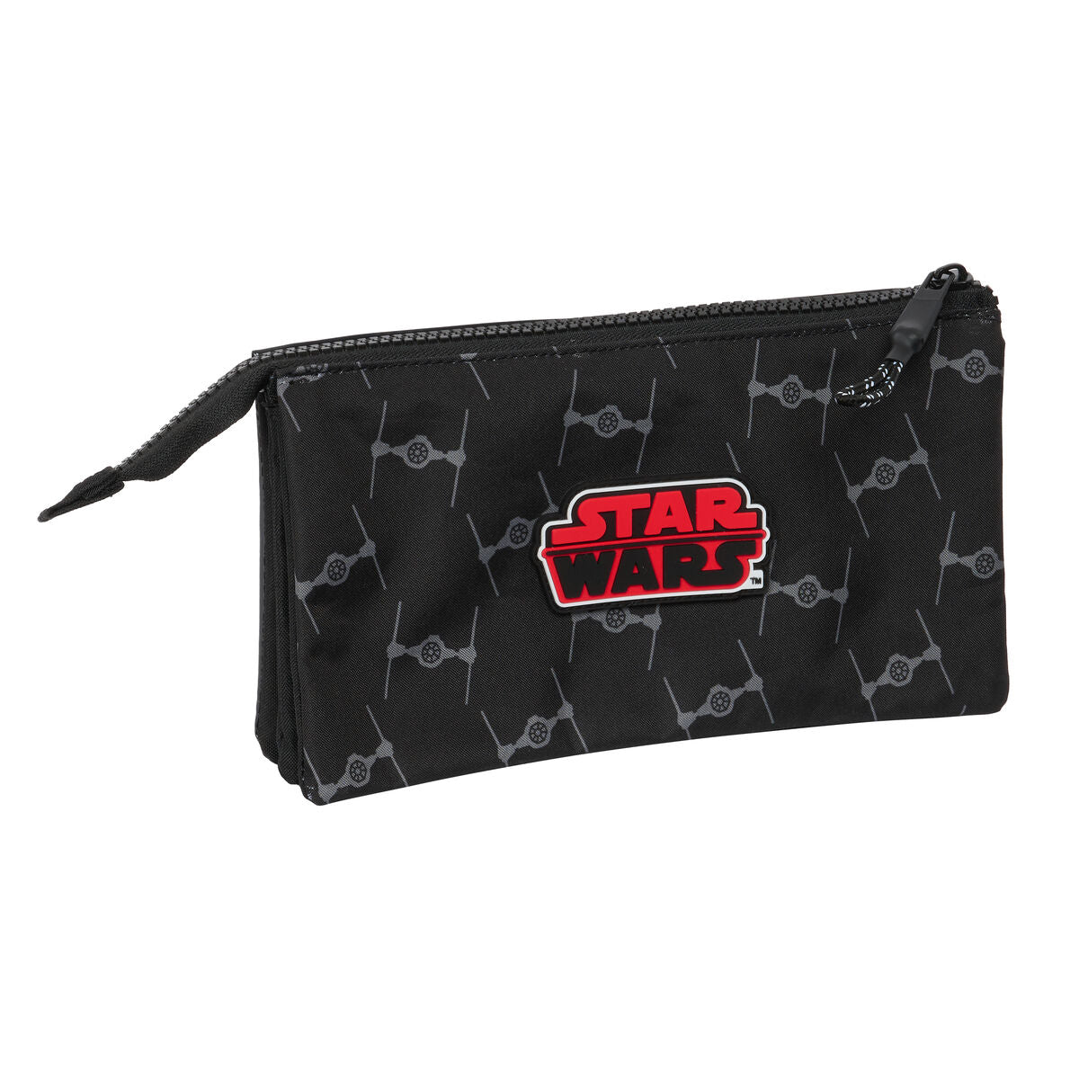 Portatodo Doble Star Wars The fighter Negro 22 x 12 x 3 cm  Comprati.