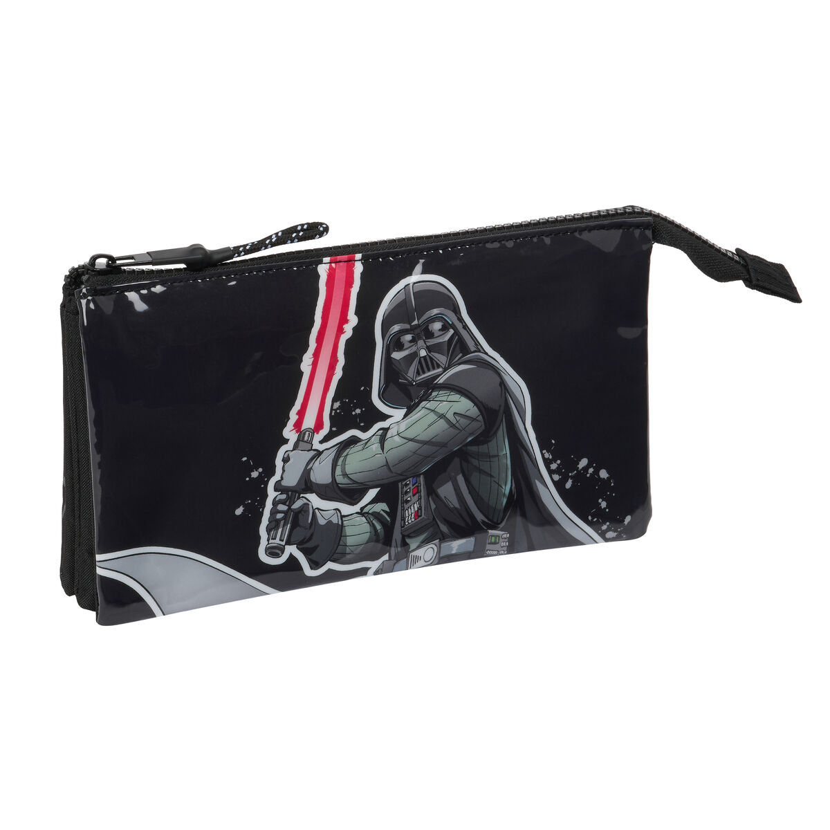 Portatodo Doble Star Wars The fighter Negro 22 x 12 x 3 cm  Comprati.