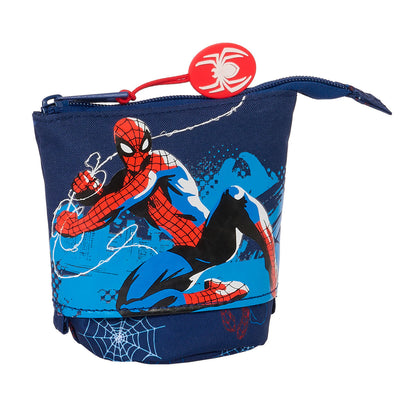 Estuche Cubilete Spider-Man Neon Azul marino 8 x 19 x 6 cm  Comprati.