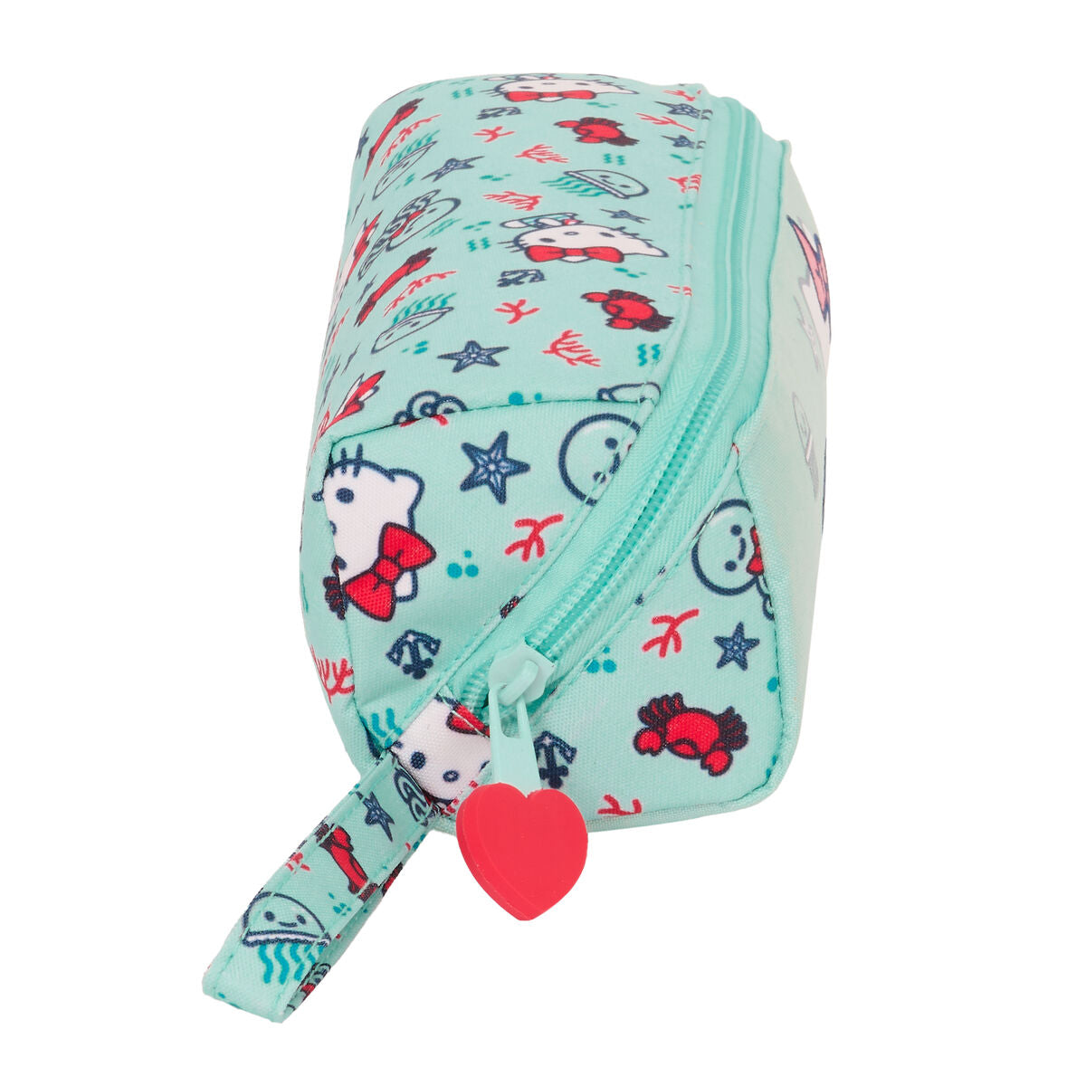 Estuche Escolar Hello Kitty Sea lovers Turquesa 22 x 10 x 10 cm  Comprati.