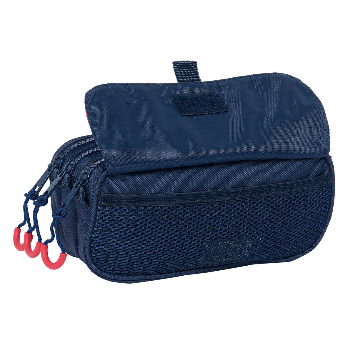 Portatodo Triple Benetton Italy Azul marino 21,5 x 10 x 8 cm  Comprati.