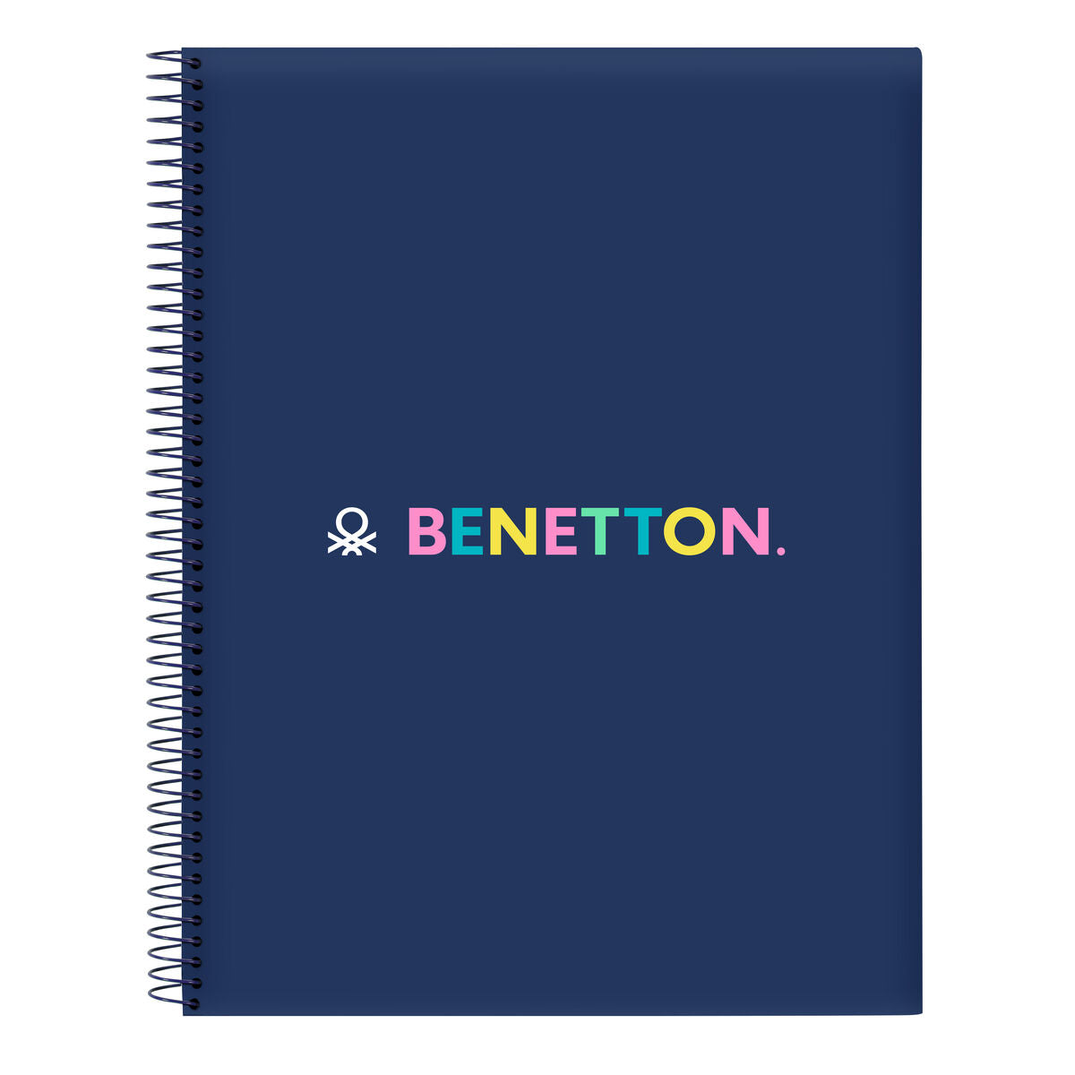 Libreta Benetton Cool Azul marino A4 120 Hojas  Comprati.