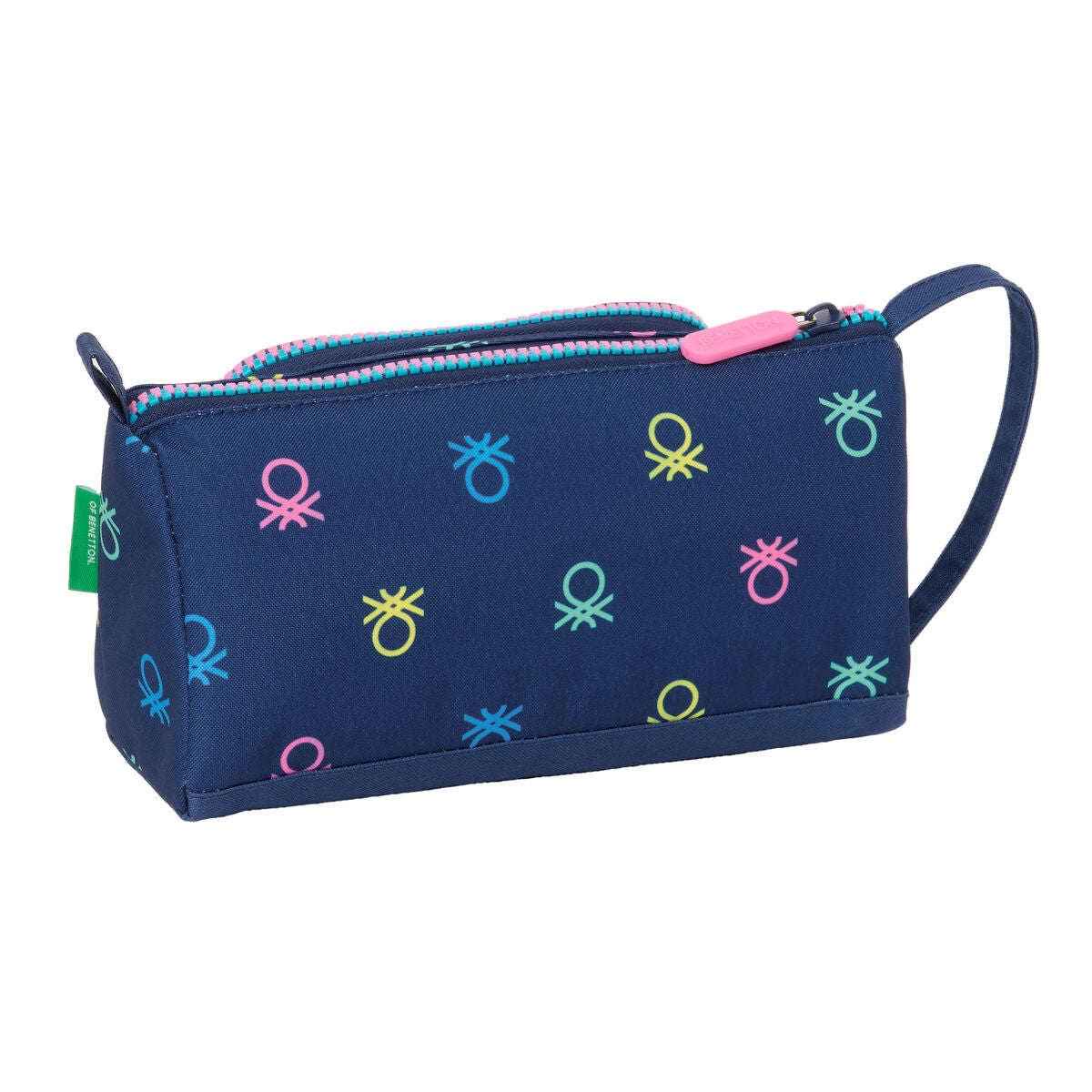 Estuche Escolar con Accesorios Benetton Cool Azul marino 20 x 11 x 8.5 cm (32 Piezas)  Comprati.