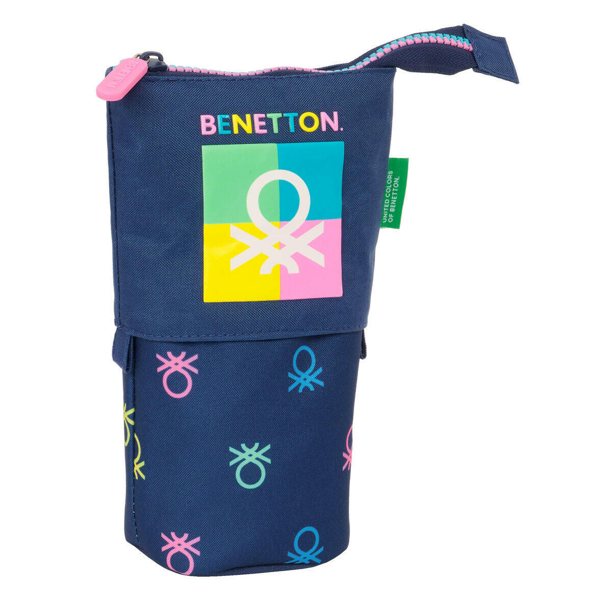 Estuche Cubilete Benetton Cool Azul marino 8 x 19 x 6 cm  Comprati.