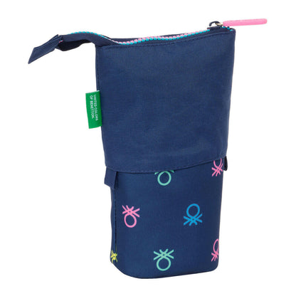 Estuche Cubilete Benetton Cool Azul marino 8 x 19 x 6 cm  Comprati.