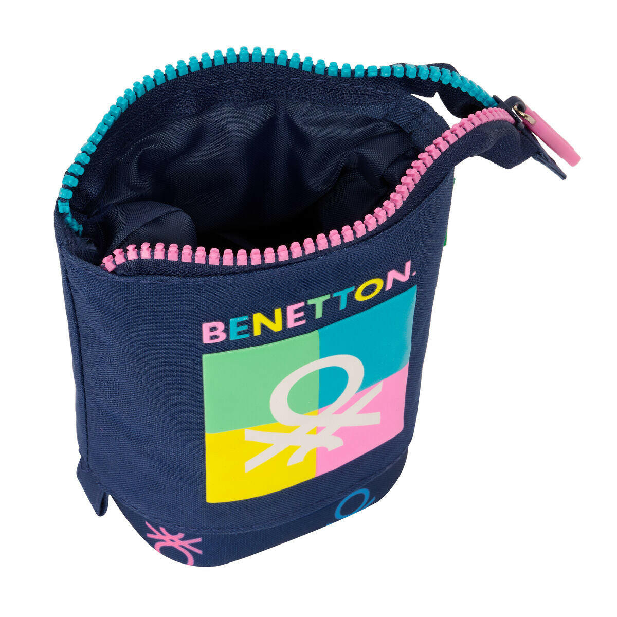 Estuche Cubilete Benetton Cool Azul marino 8 x 19 x 6 cm  Comprati.