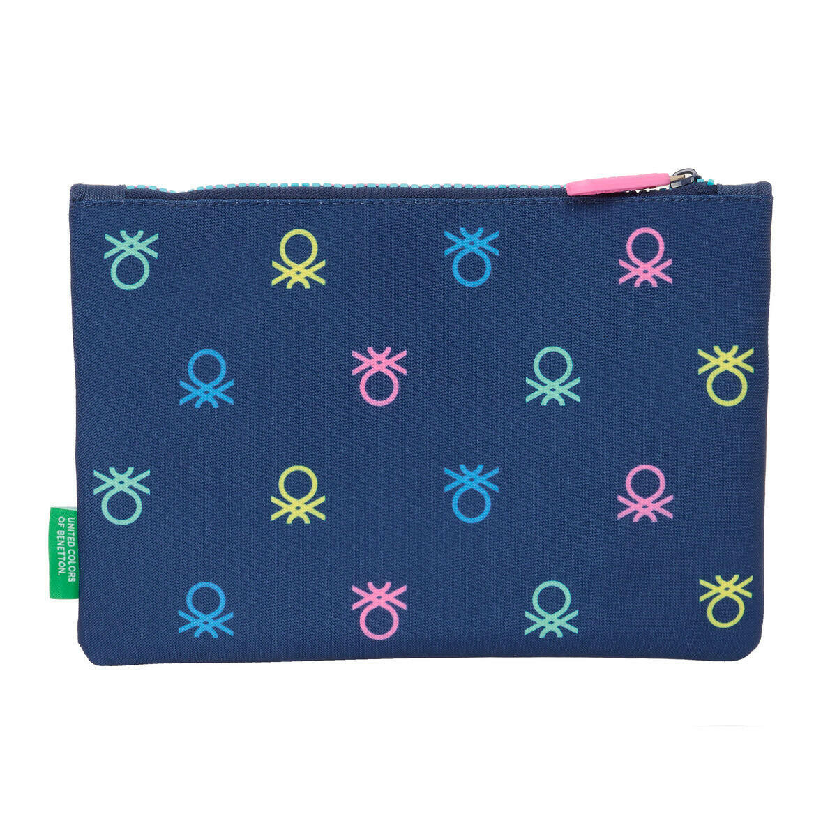 Estuche Escolar Benetton Cool Azul marino 23 x 16 x 3 cm  Comprati.