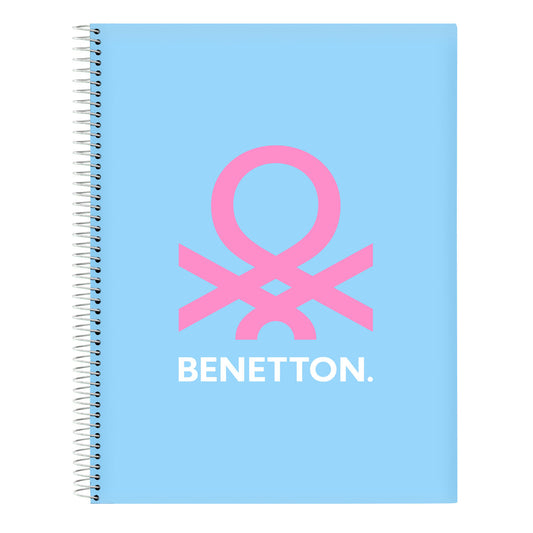 Libreta Benetton Spring Azul cielo A4 120 Hojas  Comprati.