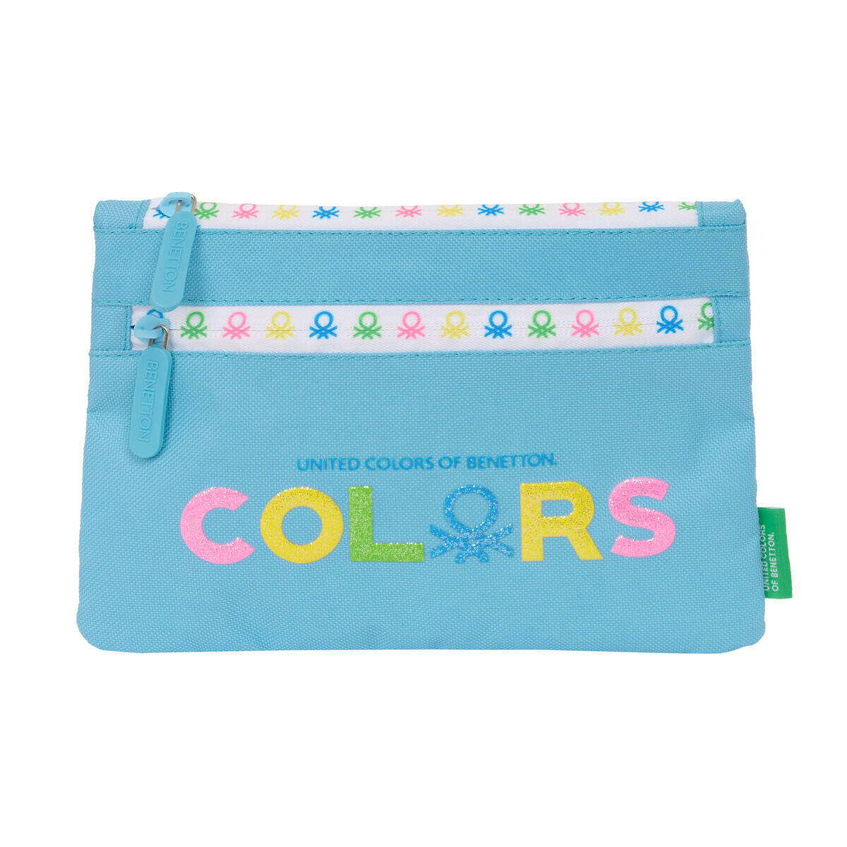 Estuche Escolar Benetton Spring Azul cielo 23 x 16 x 3 cm  Comprati.