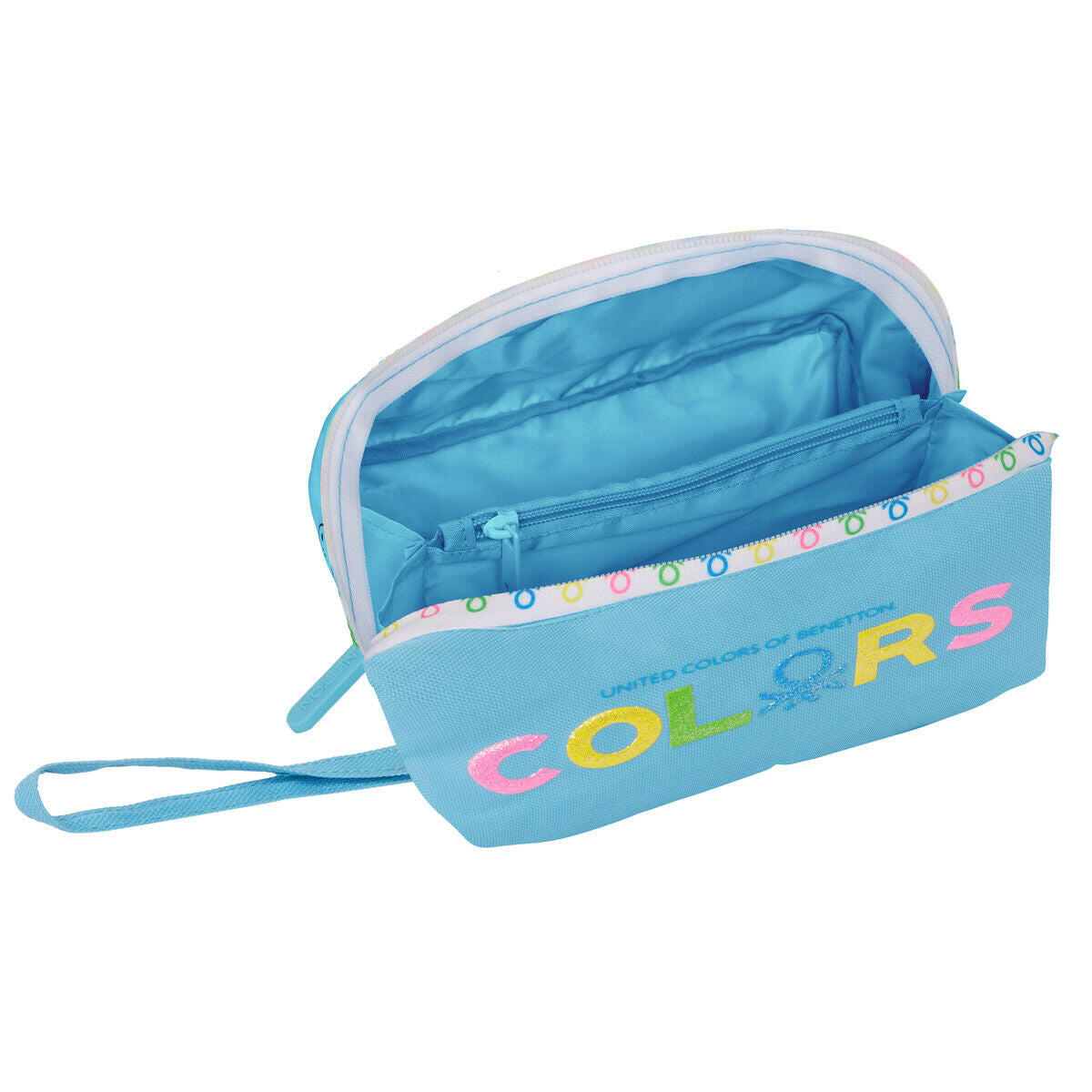 Estuche Escolar Benetton Spring Azul cielo 22 x 10 x 10 cm  Comprati.