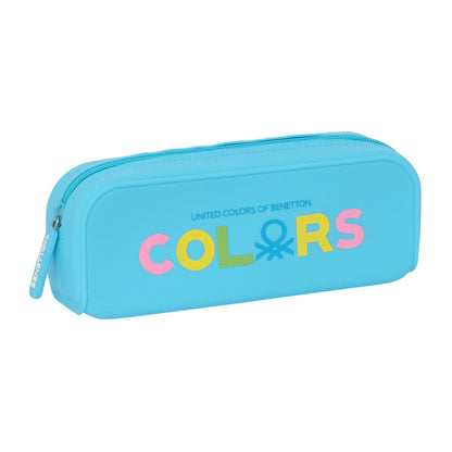 Estuche Escolar Benetton Spring Azul cielo 18.5 x 7.5 x 5.5 cm  Comprati.