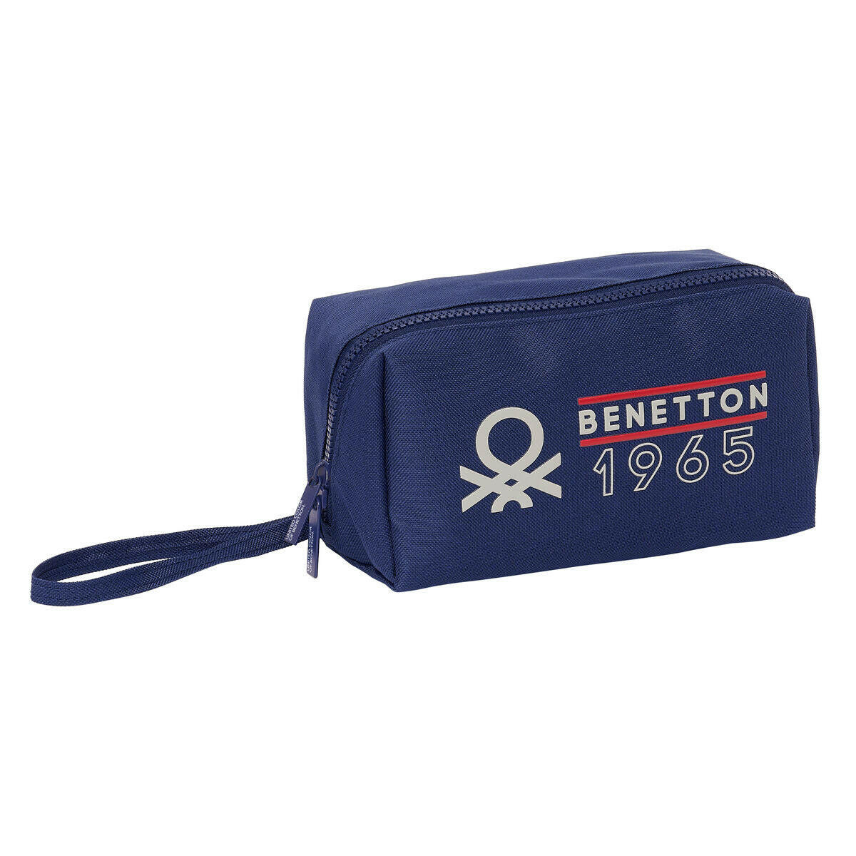 Estuche Escolar Benetton Varsity Gris Azul marino 22 x 10 x 10 cm  Comprati.