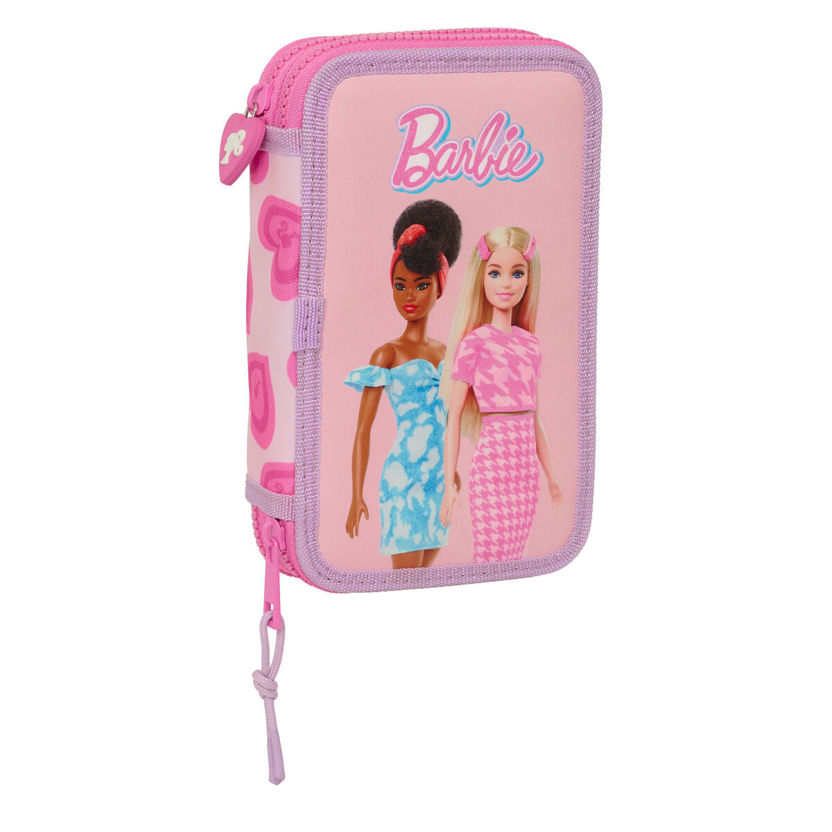 Plumier Doble Barbie Love Rosa 12.5 x 19.5 x 4 cm 28 piezas  Comprati.